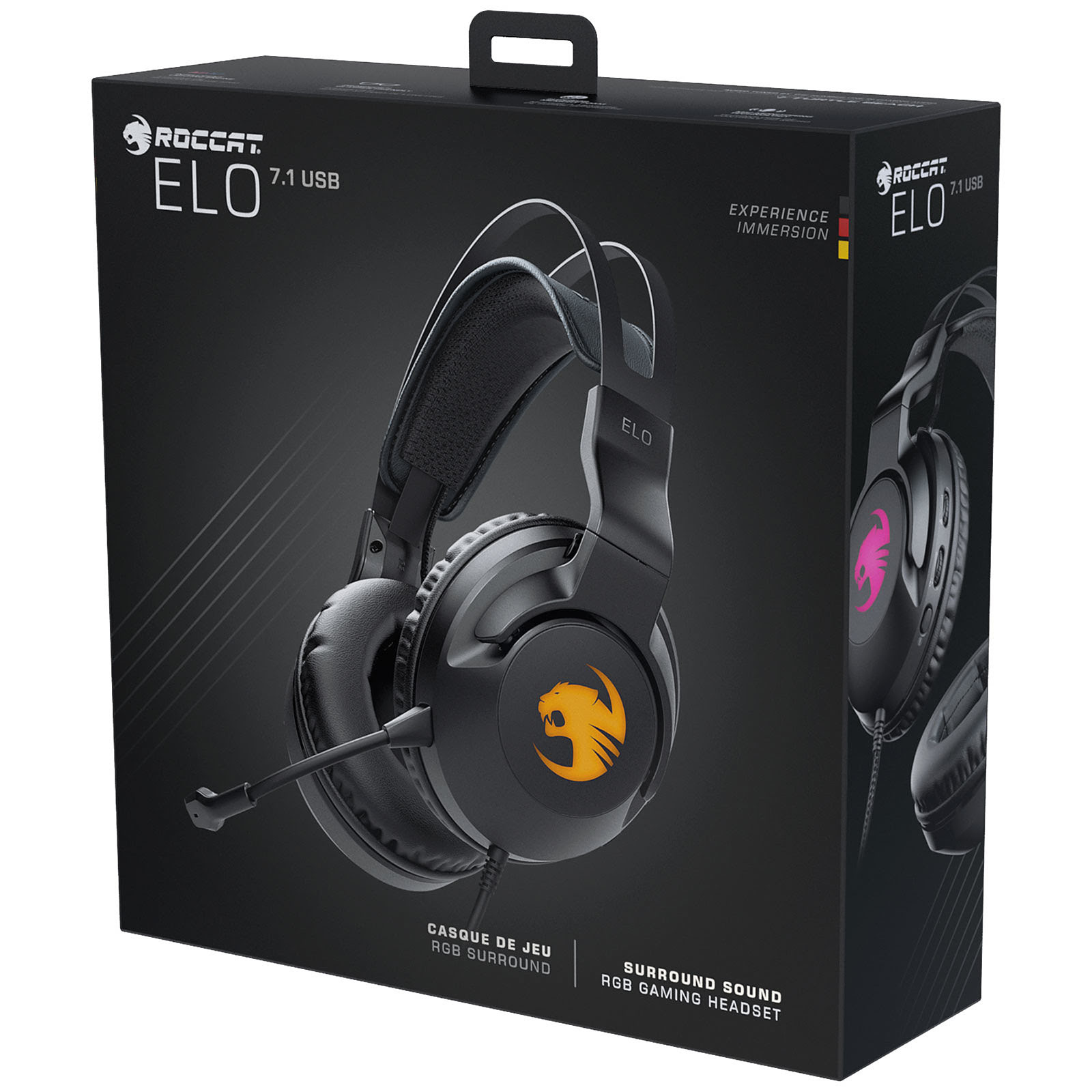 Roccat Elo 7.1 USB Stereo Noir - Micro-casque - Cybertek.fr - 1