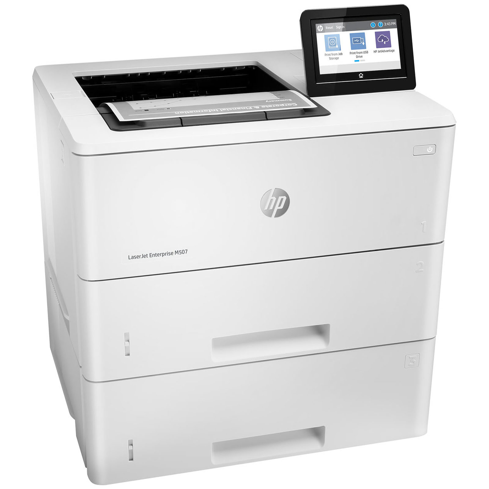 Imprimante HP M507x - A4/Laser/MonoChrome - Cybertek.fr - 0