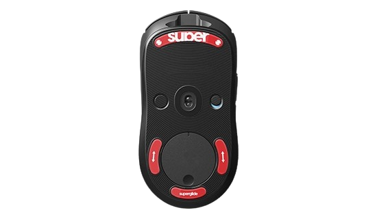 SuperGlide Patins Verre V2 - Logitech G Pro Wireless - Rouge (LGPSGR2) - Achat / Vente Modding sur Cybertek.fr - 1