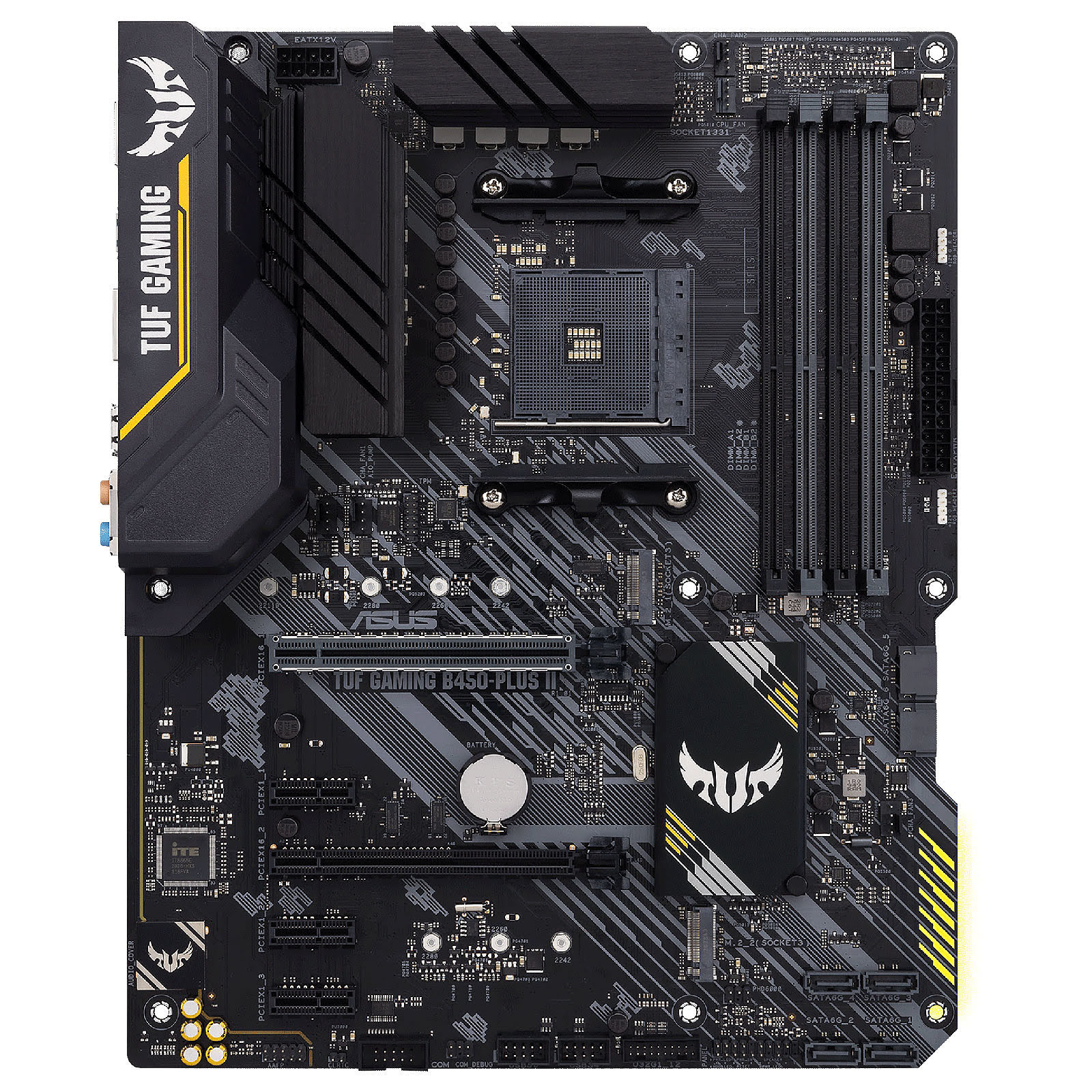 Asus TUF B450-PLUS GAMING II ATX  - Carte mère Asus - Cybertek.fr - 4