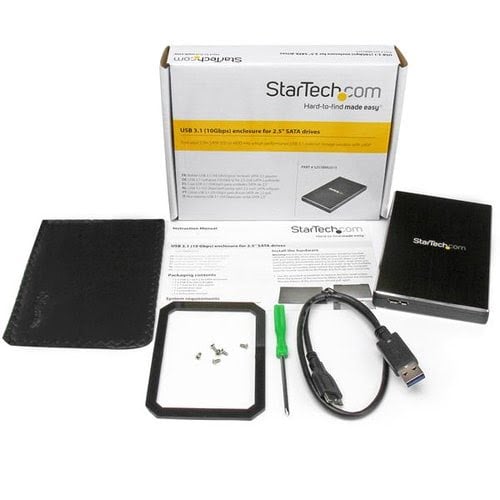 StarTech USB3.1 (10Gbps) pour DD 2.5" SATA - Boîtier externe - 4