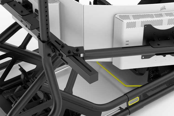 Fanatec GT Cockpit Triple Monitor Expansion Kit - Noir (CRD-9060003-WW) - Achat / Vente Accessoires Simracing sur Cybertek.fr - 1