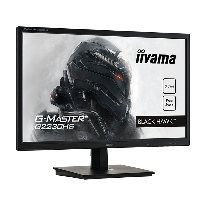 Ecran PC Iiyama G2230HS-B1 - 21.5"/0.8ms/FHD/VGA/HDMI/DP/HP/FS