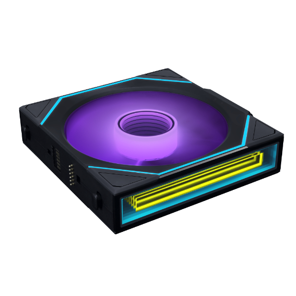 Lian-Li UNI FAN SL-INF Ss fil ARGB PWM Reverse Blade-Noir - Ventilateur boîtier - 5