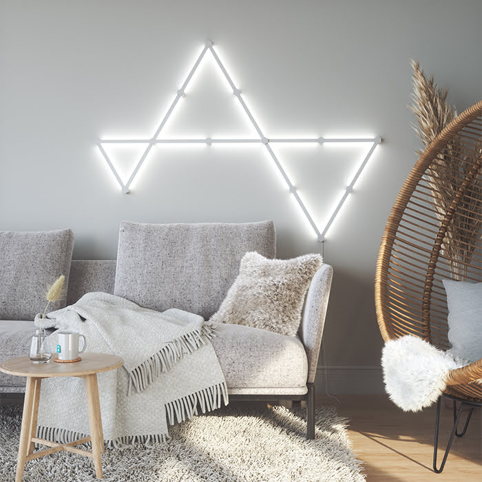 Nanoleaf Lines Starter Kit - 15 pièces (NL59-K-6002LW-15PK-EU) - Achat / Vente Objet connecté / Domotique sur Cybertek.fr - 2