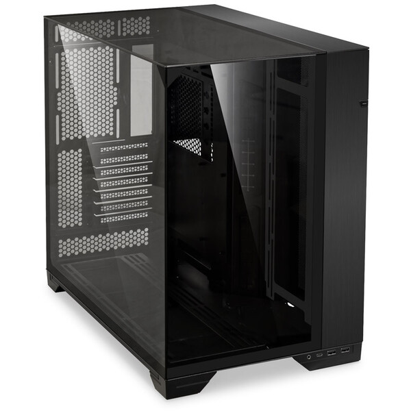 Lian-Li O11 Vision Mid-Tower/ verre trempé Noir - Boîtier PC - 1