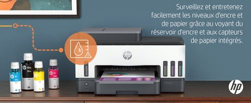 Imprimante multifonction HP Smart Tank 7605 Tout-en-un - Gris - 18