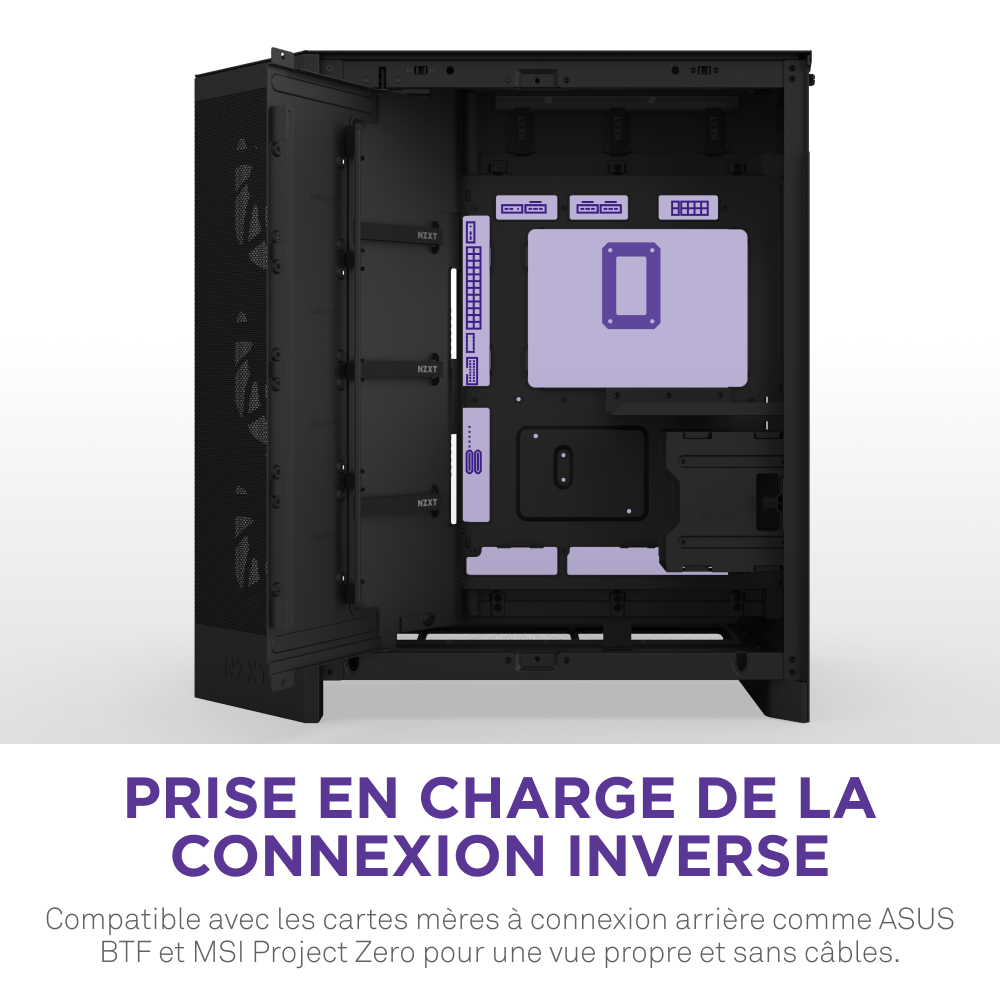 NZXT H9 Flow RGB Noir Noir - Boîtier PC NZXT - Cybertek.fr - 12