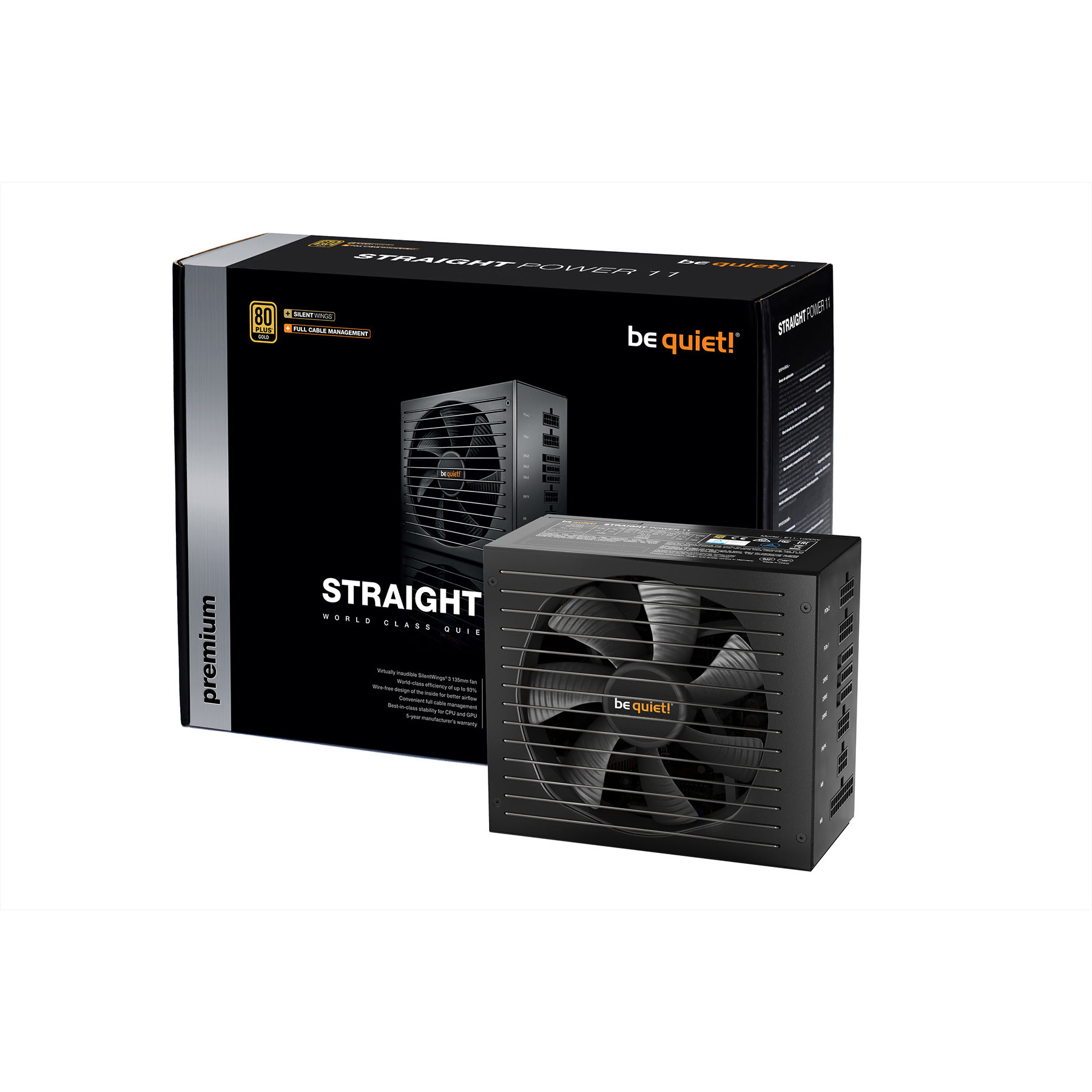 Be Quiet! Straight Power 11 80+ GOLD (550W) - Alimentation - 0