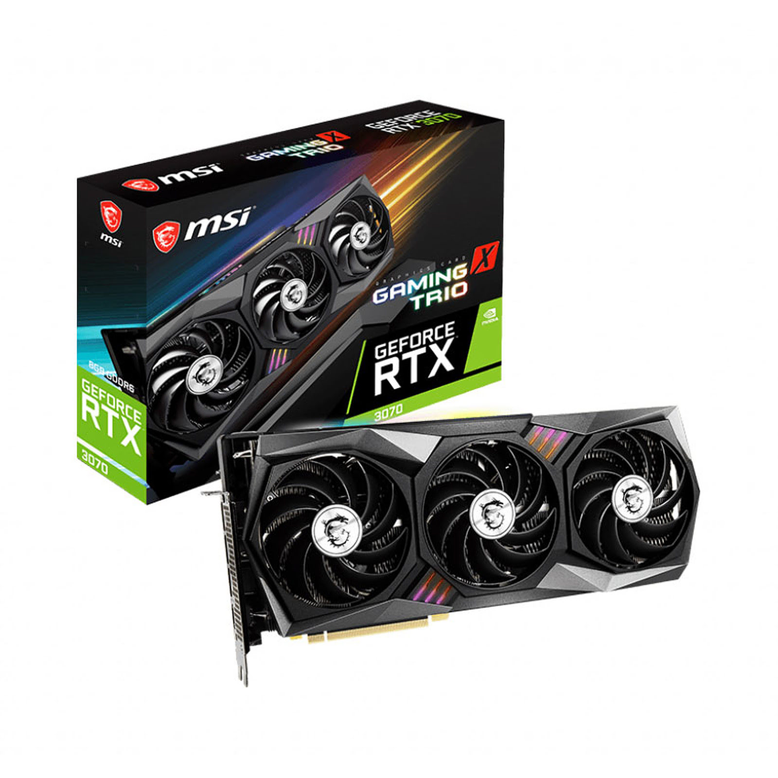 MSI RTX 3070 GAMING X TRIO 8Go Carte graphique MSI