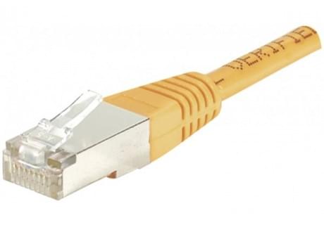 Connectique réseau Cordon Cat 6, 5.00 m FTP Orange
