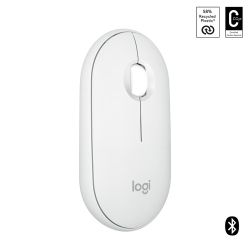 Logitech PEBBLE M350S White - Souris PC Logitech - Cybertek.fr - 2