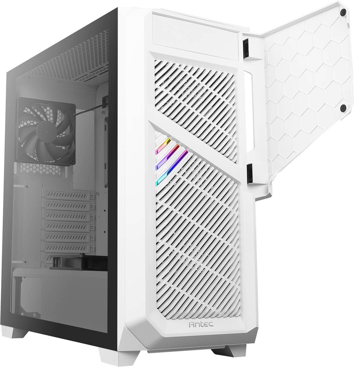 Antec DP502 FLUX White Blanc - Boîtier PC Antec - Cybertek.fr - 2