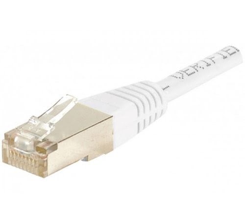 Câble RJ45 Cat6 F/UTP - 3 m - Blanc# - Connectique réseau - 0