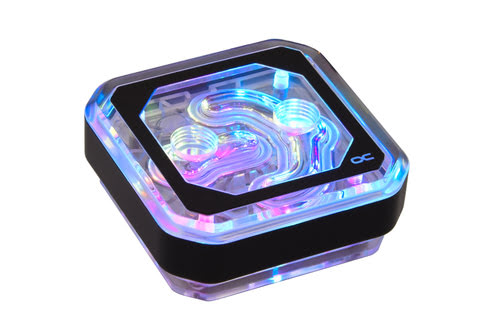 image produit Alphacool Waterblock CPU XPX Aurora - Acryl Black DRGB Cybertek