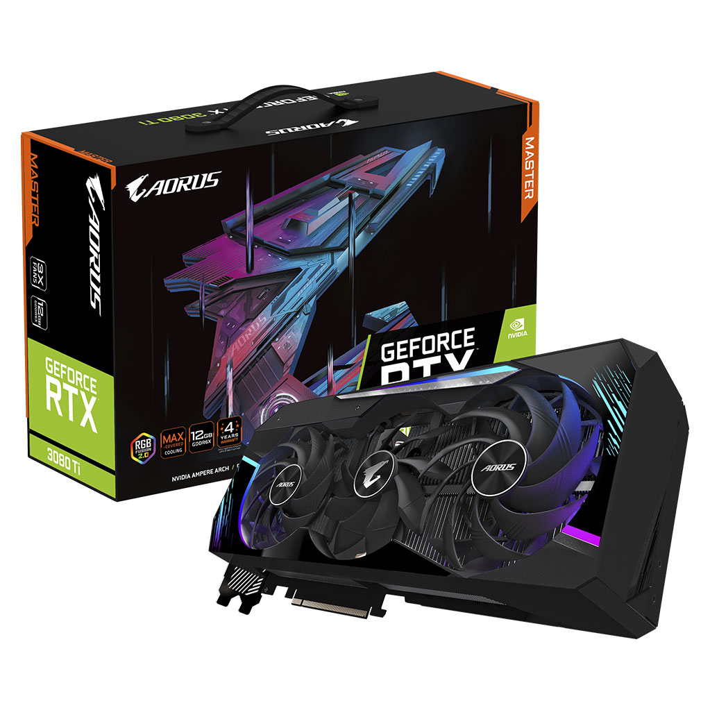 Gigabyte AORUS RTX 3080 Ti MASTER 12G LHR - Carte graphique - 0