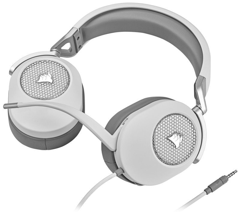 Corsair HS65 7.1 Surround Blanc - Micro-casque - Cybertek.fr - 1