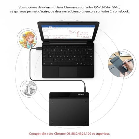 XPPEN StarG640 6x4" FHD/5080Lpi/Noir - Tablette graphique XPPEN - 2
