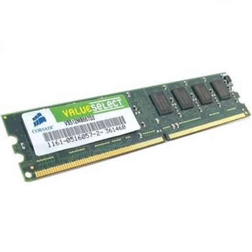 Corsair Value Select 1Go (1x1Go) DDR2 667MHz - Mémoire PC Corsair sur Cybertek.fr - 0