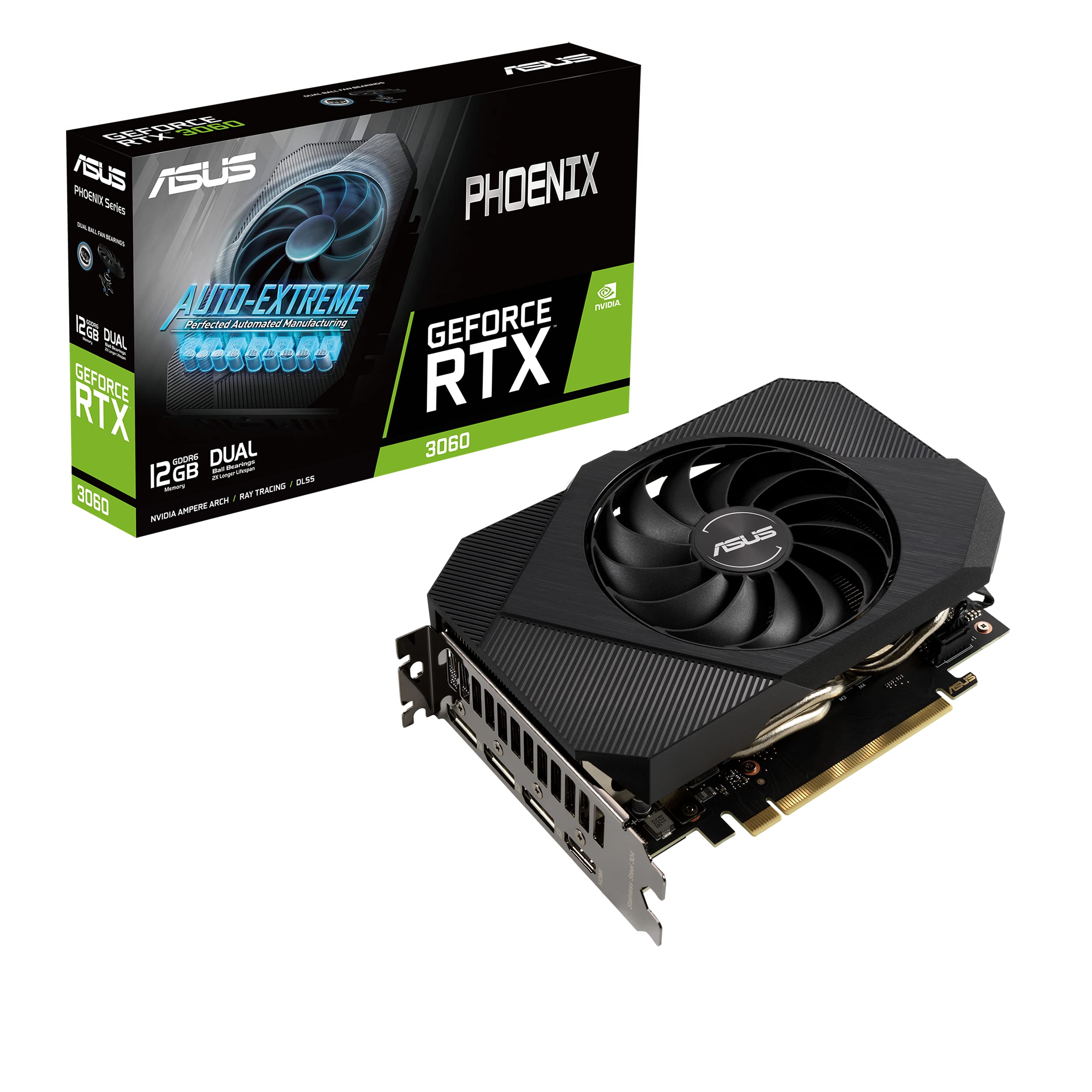 Asus Carte Graphique PH-RTX3060-12G-V2 -Seconde Vie-Très Bon Etat (90YV0GB4-M0NA10-TBE) - Achat / Vente Composant sur Cybertek.fr - 0