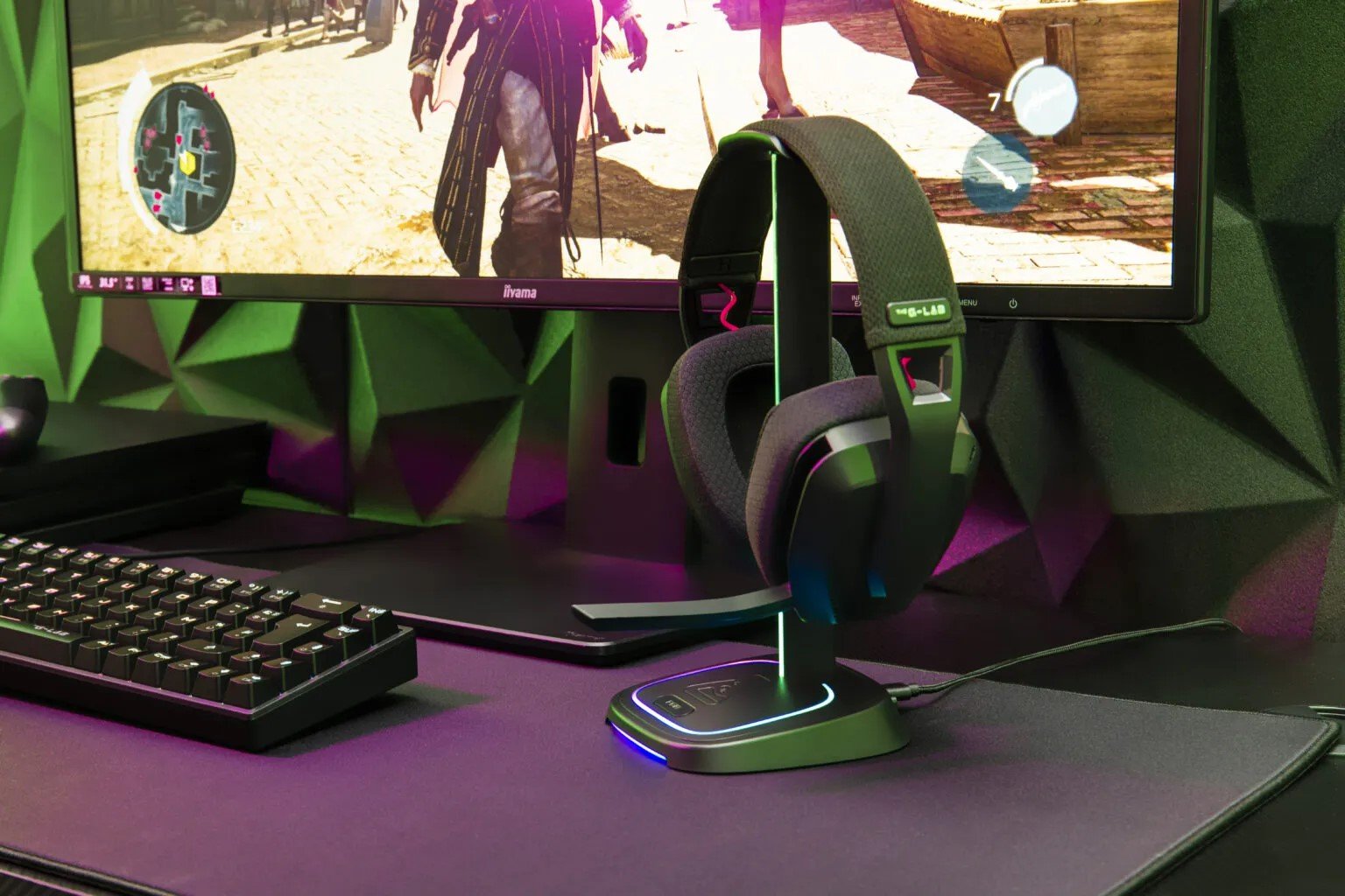 The G-LAB K-Stand Neon RGB Hub - Périphérique de jeu - Cybertek.fr - 4