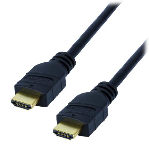 Câble 2.0 HDMI Highspeed + Ethernet mâle/mâle - 5m - 0