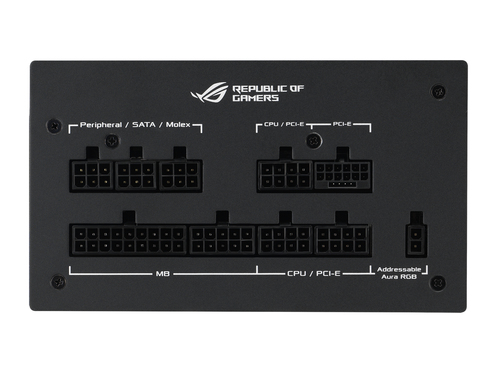 Asus ATX 850W - 80+ Gold - ROG STRIX AURA 850G Gaming Noir (90YE00P2-B0NA00) - Achat / Vente Alimentation sur Cybertek.fr - 2