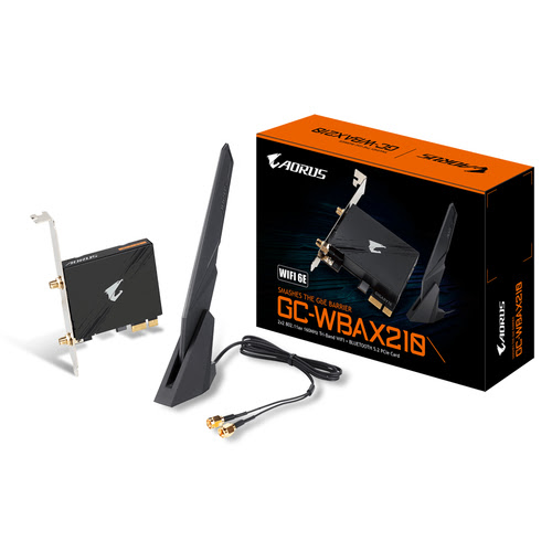 Gigabyte PCI-E BT5.2/WiFi 6E 2400Mbps - GC-WBAX210-Seconde Vie-Très Bon Etat - Carte réseau - 0