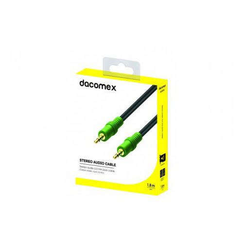 Connectique TV/Hifi/Video Dacomex Jack Stereo 3.5mm Male/Male - 1,8m 