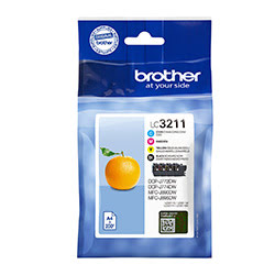 image produit Brother Cartouche noir + couleurs LC3211 - LC3211VAL Cybertek