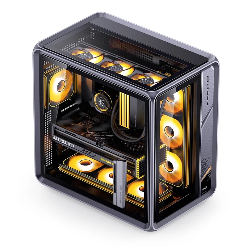 Jonsplus BO400 Gris Gris - Boîtier PC Jonsplus - Cybertek.fr - 1