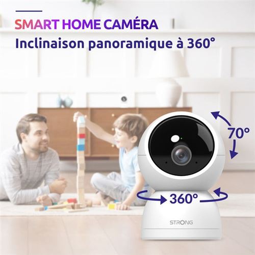Strong Bundle SHC04IR0-W Smart Home Caméra 2K WiFi 4MP + Kingston Canvas Go! Plus 64 GB (SHC04IR0-WSDCG3/64GB) - Achat / Vente Caméra réseau sur Cybertek.fr - 1