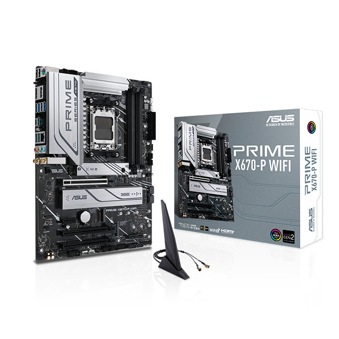 Asus PRIME X670-P WIFI ATX  - Carte mère Asus - Cybertek.fr - 0