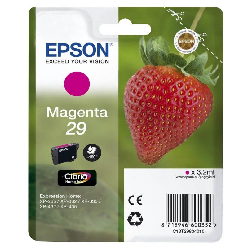 Cartouche Magenta N°29 - C13T29834010  pour imprimante  Epson - 0