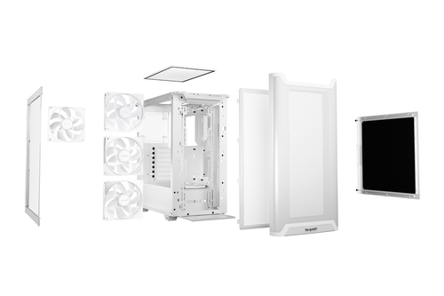 be quiet! Pure Base 501 LX Blanc Blanc - Boîtier PC be quiet! - 2