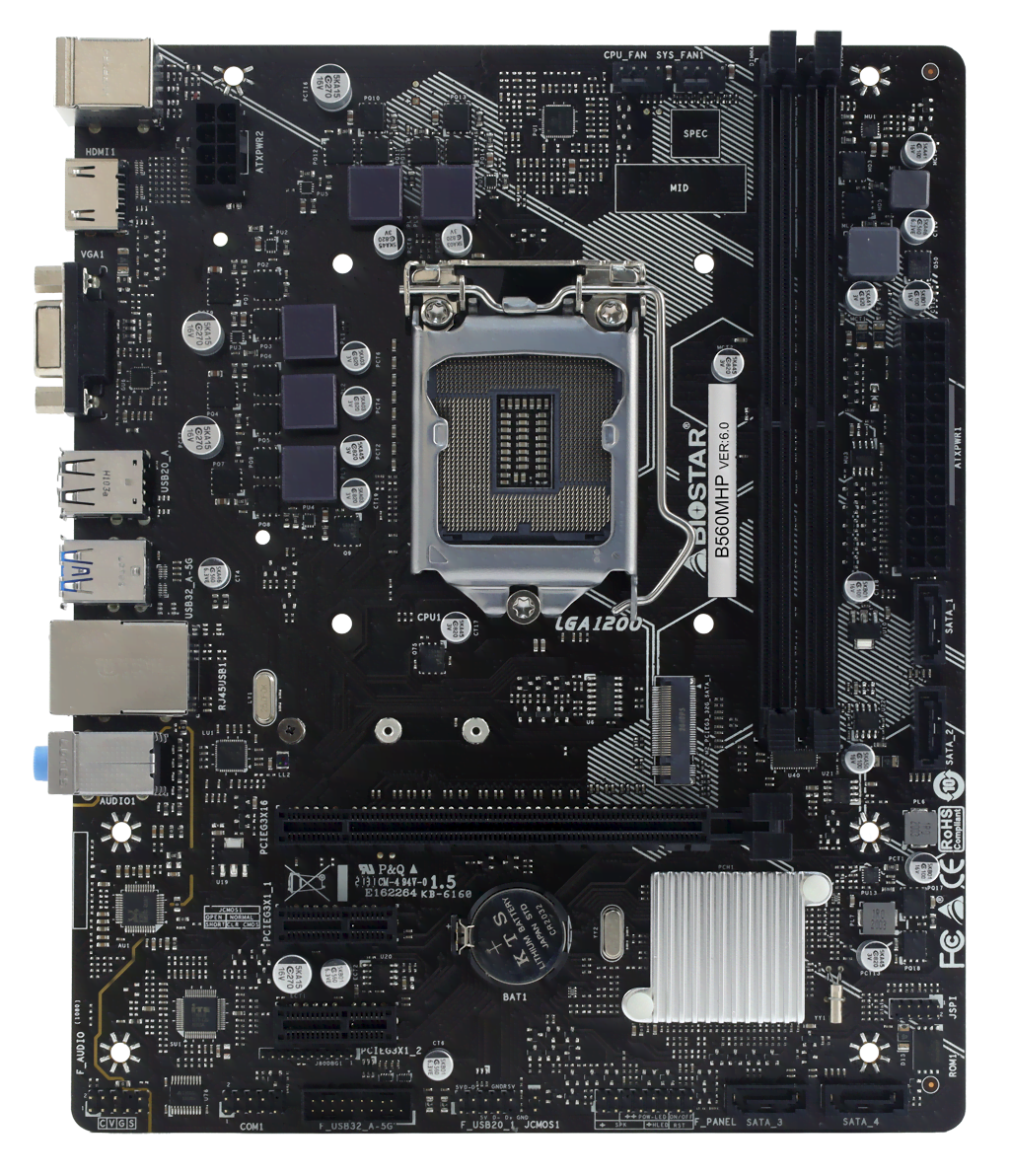 Biostar B560MHP Micro-ATX  - Carte mère Biostar - Cybertek.fr - 2