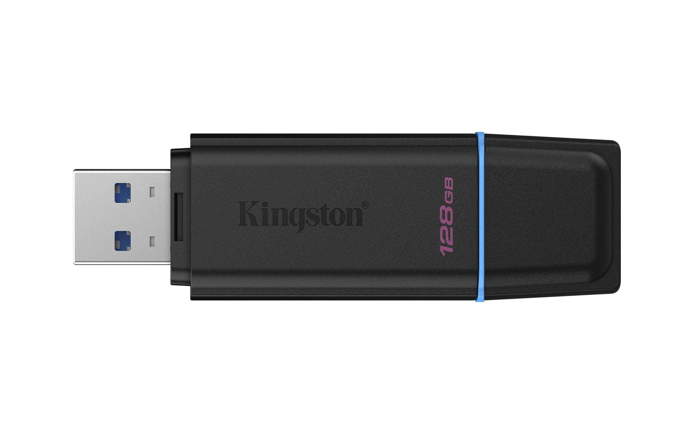 Kingston - USB 3.2 Gen1 128GB Black/Blue - Clé USB Kingston - 3