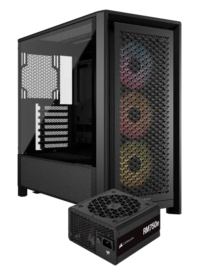 Corsair Frame 4000D RS ARGB Noir + RM750e Gold Noir - Boîtier PC - 0