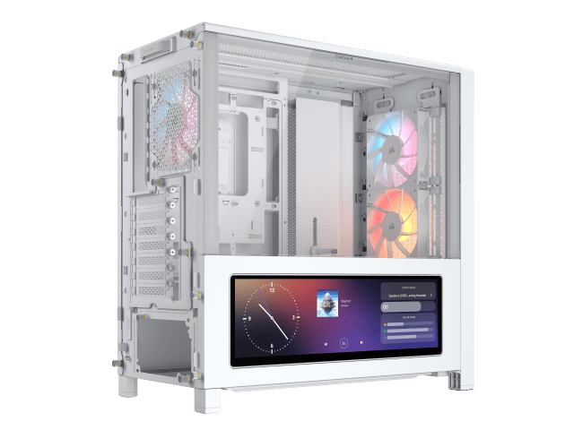 Corsair FRAME 4000D LCD RS ARGB Blanc Blanc - Boîtier PC Corsair - 10