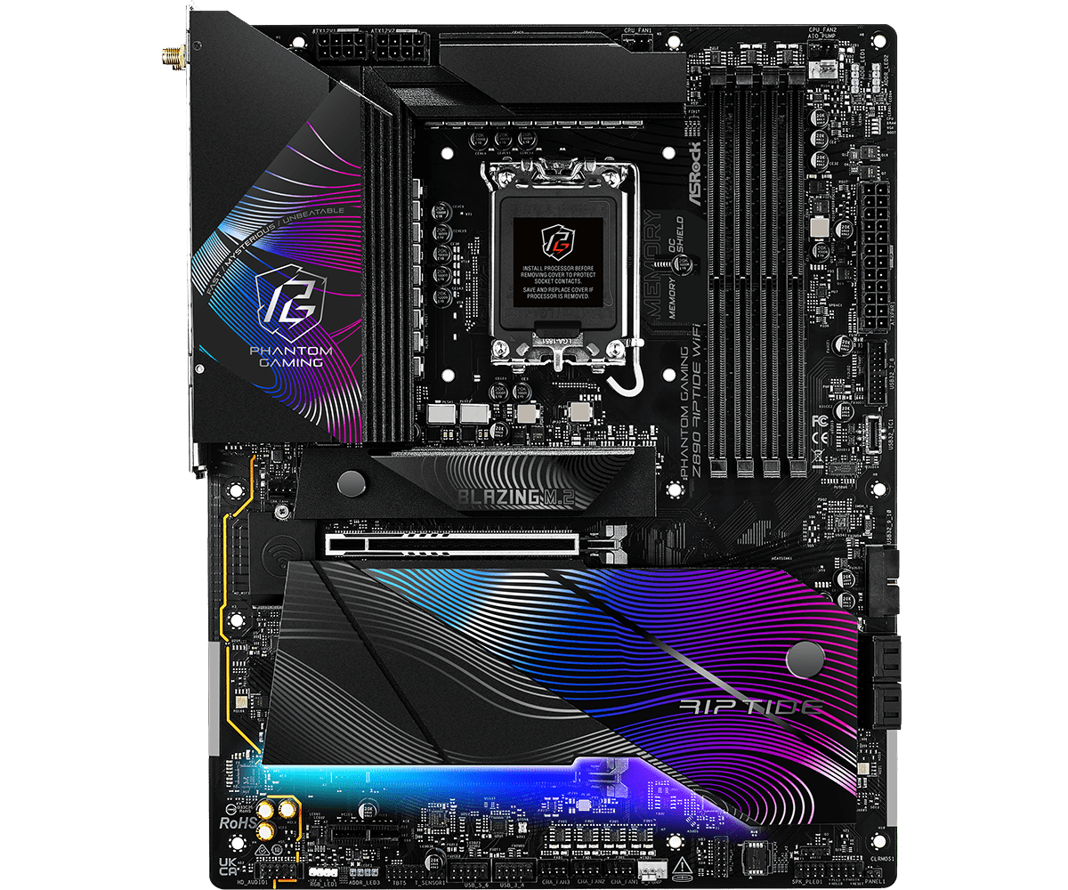 ASRock Z890 RIPTIDE WIFI ATX  - Carte mère ASRock - Cybertek.fr - 1
