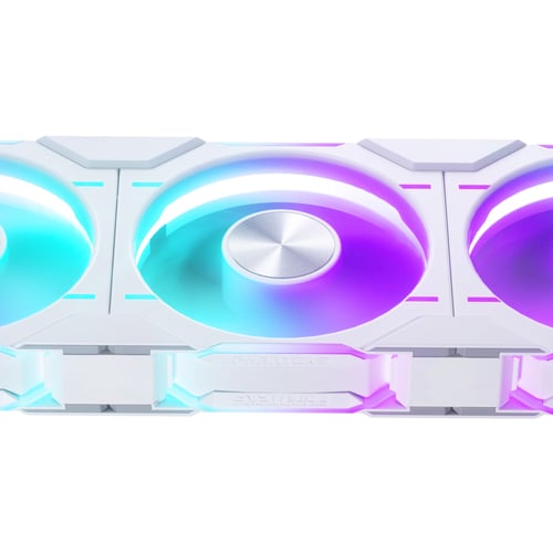 Phanteks D30 Regular White (Pack de 3x120 mm) D-RGB - Ventilateur boîtier - 4