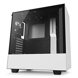 Boîtier PC NZXT H500 Blanc MT/Sans Alim/ATX
