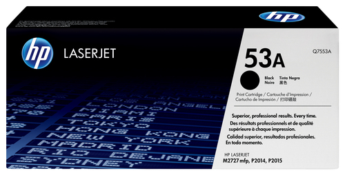 Toner Noir Q7553A pour imprimante Laser HP - 0