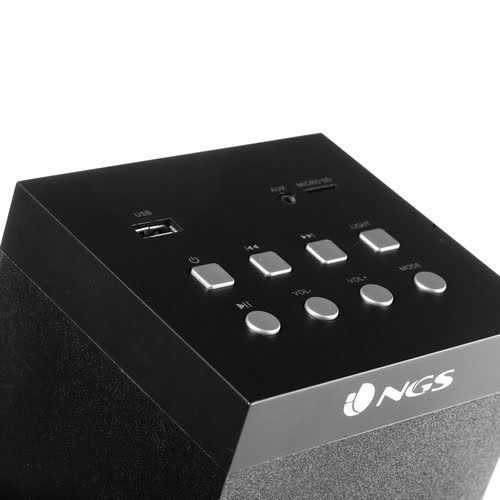 NGS Sono portable 35 W Bluetooth /USB/FM/AUX IN  LEDS  - Enceinte PC NGS - 2