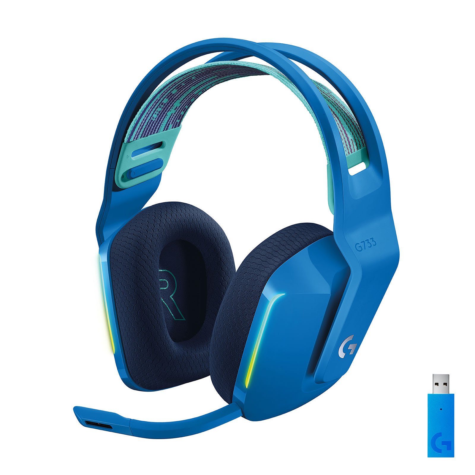 Logitech G733 LightSpeed RGB 7.1 Surround RGB - Micro-casque - 0