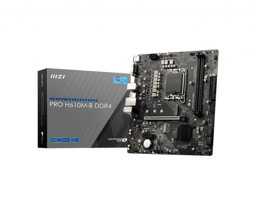 MSI PRO H610M-B DDR4 Micro-ATX  - Carte mère MSI - Cybertek.fr - 0