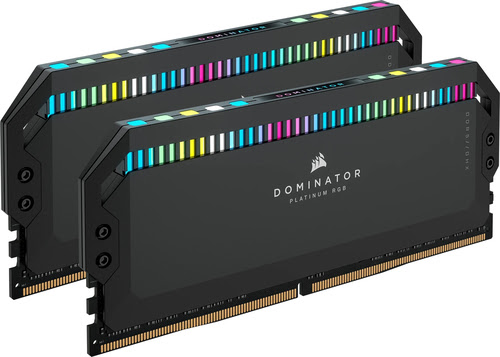 Corsair DOMINATOR PLATINUM RGB DDR5 Black (2x32Go) DDR5 6800 - Mémoire PC Corsair sur Cybertek.fr - 0