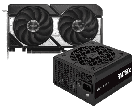 RTX 5060Ti DUAL OC 16Go + RM750e 750W Gold 3.1 - Cybertek.fr - 0