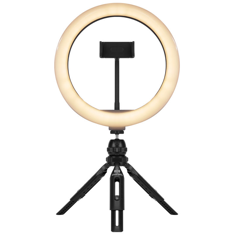 Streamplify Anneau LED 10" avec trépied  (SPIR-LZ10112.11) - Achat / Vente Accessoire Streaming / Vlogging  sur Cybertek.fr - 1