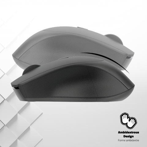 Advance Feel Wireless Noire - Souris PC Advance - Cybertek.fr - 2